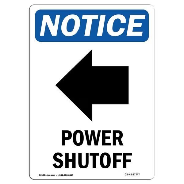 Safety Sign, OSHA Notice, 14